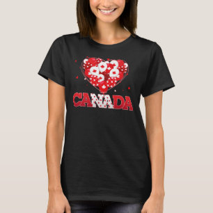 Happy Canada Day Balloons Flag Canada Funny T-Shirt