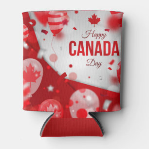 Happy Canada Day Can Cooler