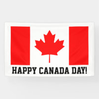 Happy Canada Day Canadian flag party celebration