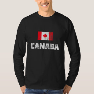 Happy Canada Day Canadian Flag Patriotic Men Women T-Shirt