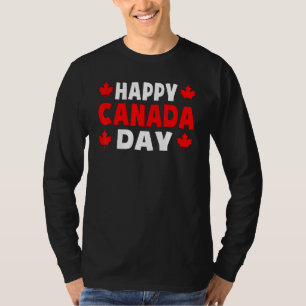 Happy Canada Day Cute Maple Leaf Canada Day Men Wo T-Shirt
