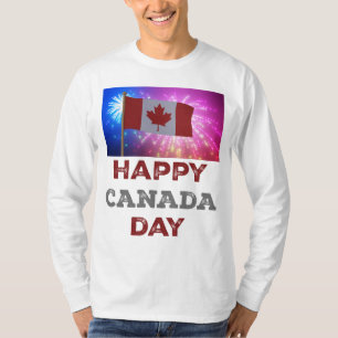 Happy Canada Day Fireworks T-Shirt