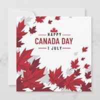 Happy Canada Day Greeting Cards