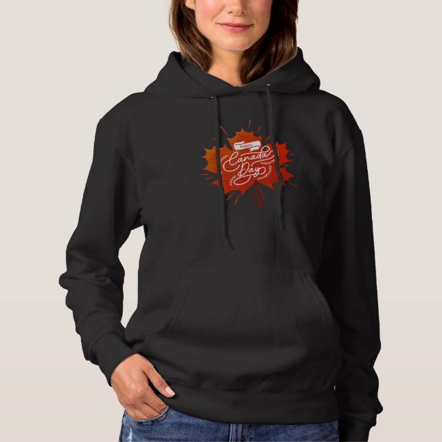 Happy Canada Day Hoodie (Front)