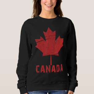 Happy Canada Day Maple Leaf Canada Day Sweatshirt
