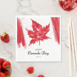 Happy Canada Day Napkin
