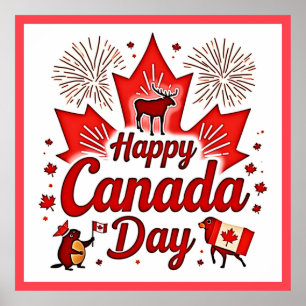 Happy Canada Day! Poster