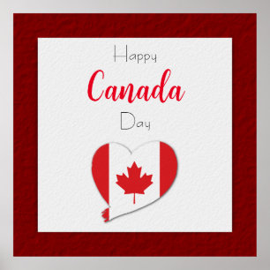 Happy Canada Day Poster