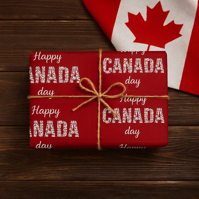 Happy Canada Day Wrapping Paper (Creator Uploaded)