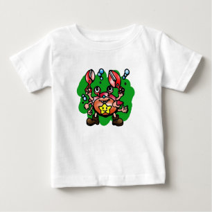 Happy Cancer Crab with Star Baby T-Shirt