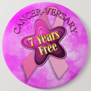 Happy Cancer-versary Button