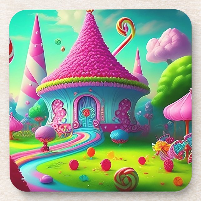 Happy Candyland  Coaster (Front)