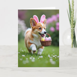 Happy Canine Spring Celebration Card