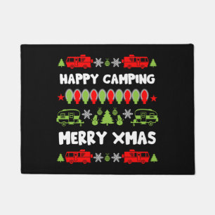 Happy Caravan Christmas Season  Doormat