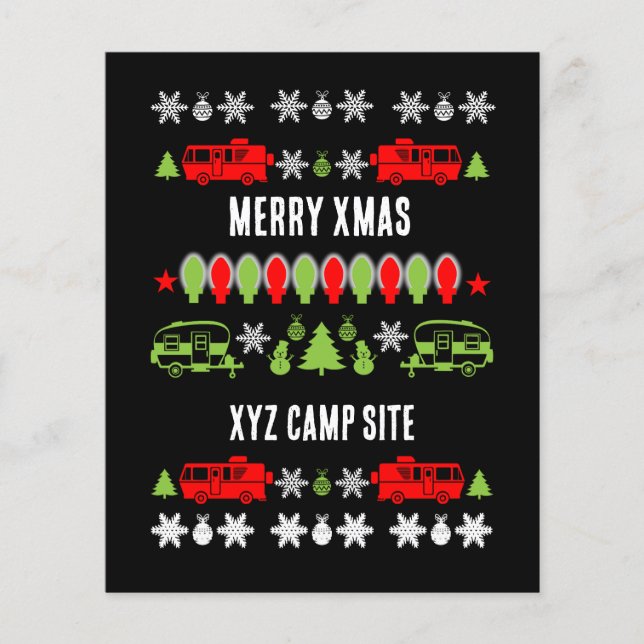 Happy Caravan Christmas Season  Flyer (Front)