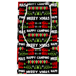Happy Caravan Christmas Season Small Gift Bag
