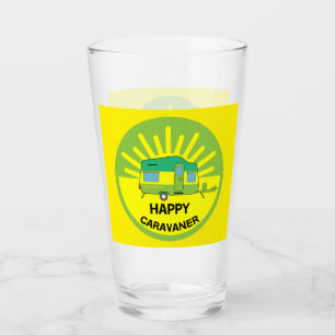 Happy Caravaner   Caravan Gifts   Caravanning   Mu Glass