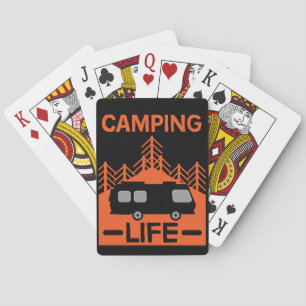 Happy Caravaner Caravan Gifts Caravanning Mu Playing Cards