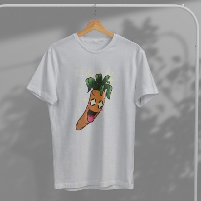 Happy Carrot Kawaii T-Shirt (Creator Uploaded)