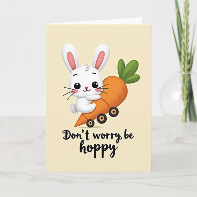 Happy Carrot Ride Friend Card (Front)