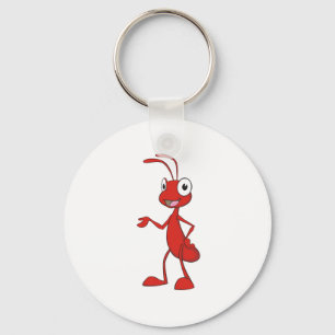 Happy Cartoon Ant Key Ring