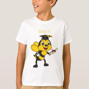 Happy cartoon bee graduation T-Shirt