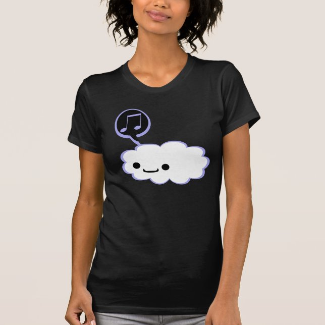 Happy Cartoon Cloud T-Shirt (Front)