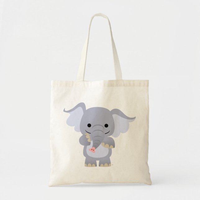 Happy Cartoon Elephant Bag (Front)