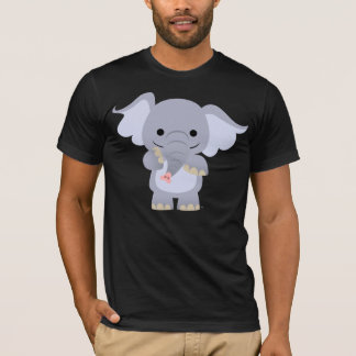 Happy Cartoon Elephant T-shirt