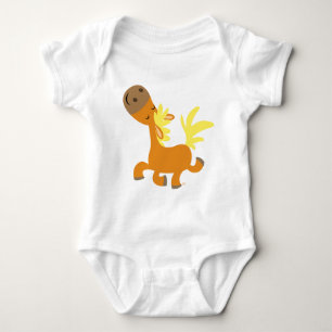 Happy Cartoon Pony Baby apparel Baby Bodysuit
