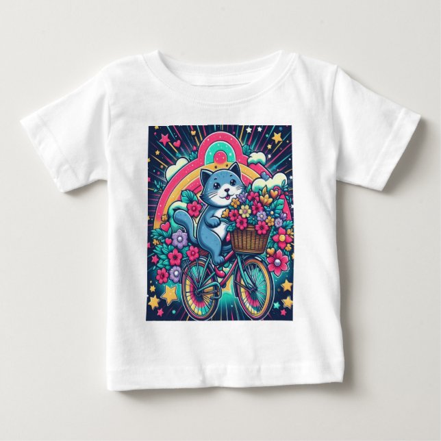 Happy Cat Baby T-Shirt (Front)