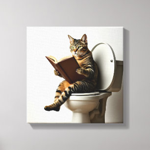 Happy Cat: Cute Kitten Design for Cat Lovers Canvas Print