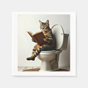 Happy Cat: Cute Kitten Design for Cat Lovers Napkin
