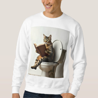 Happy Cat: Cute Kitten Design for Cat Lovers Sweatshirt