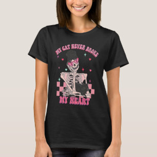 happy cat girl anti valentine T-Shirt