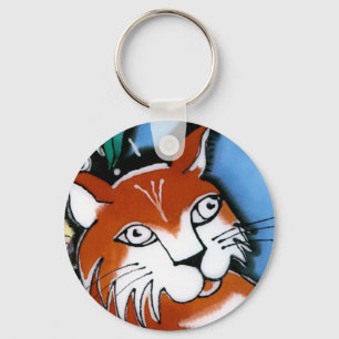 Happy Cat Key Ring