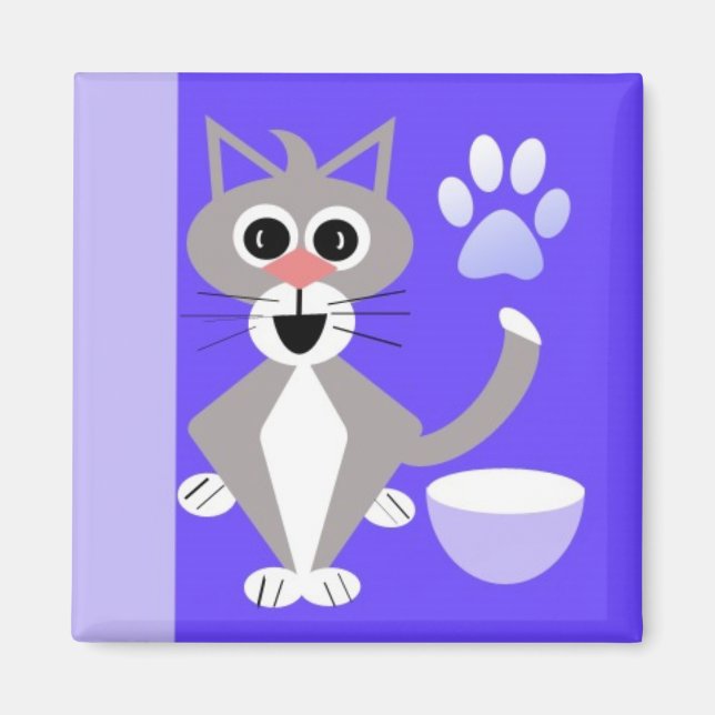 Happy Cat Magnet (Front)