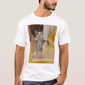 Happy Cat Mens T-Shirt
