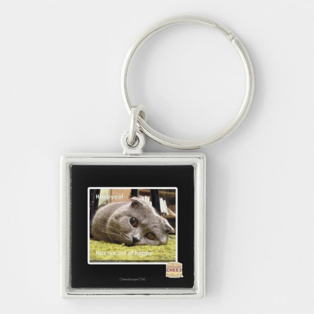 Happy cat, out of happy key ring (Front)