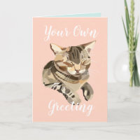 Happy Cat Purring Personalized