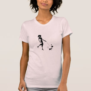 Happy cat walking on a leash T-Shirt