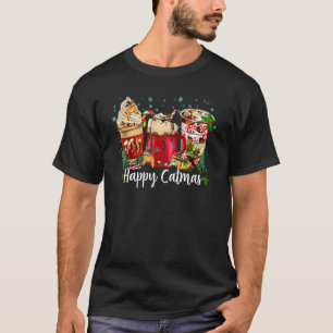 Happy Catmas Merry Christmas T-Shirt