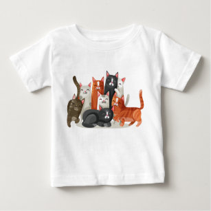 Happy Cats Baby T-Shirt