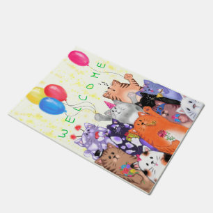 Happy Cats Doormat