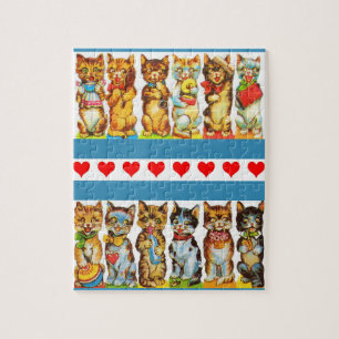 happy cats jigsaw puzzle