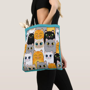Happy Cats Tote Bag