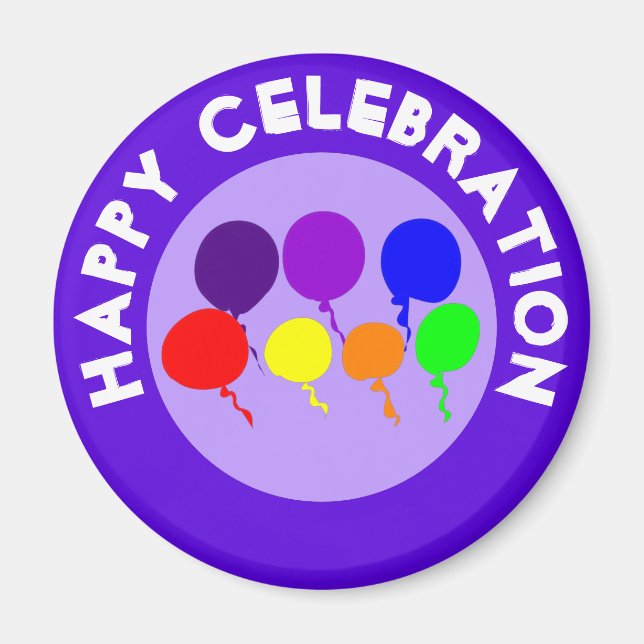 HAPPY CELEBRATION MAGNET (Front)