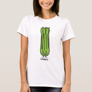Happy Celery Stalk Bunch green fibre vegetable T-Shirt