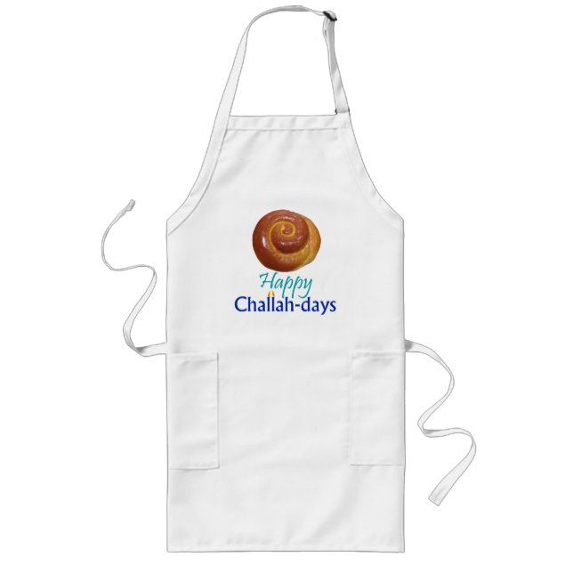 Happy Challah-days Apron (Front)