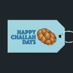 Happy Challah Days Hanukkah Chanukah Holiday Gift Tags<br><div class="desc">Gift tag features an original marker illustration of a loaf of challah bread, with HAPPY CHALLAH DAYS in a fun font. Great for Hanukkah gift-giving! This illustration is also available on other products. Don't see what you're looking for? Need help with customisation? Contact Rebecca to have something designed just for...</div>